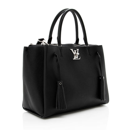 Louis Vuitton Calfskin Lockmeto Tote (SHF-15895)