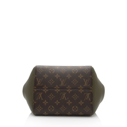 Louis Vuitton Calfskin Monogram Canvas Fold Tote PM (SHF-GYPLPT)