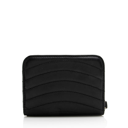 Louis Vuitton Calfskin New Wave Zippy Coin Wallet - FINAL SALE (SHF-18053)