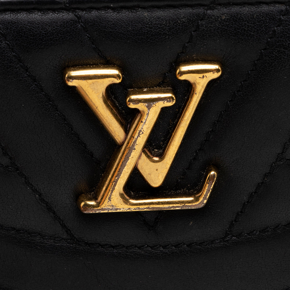 Louis Vuitton Calfskin New Wave Zippy Coin Wallet - FINAL SALE (SHF-18053)