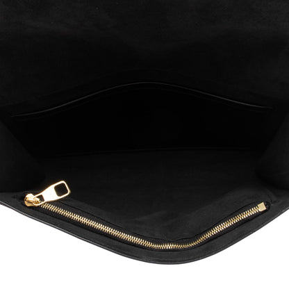 Louis Vuitton Calfskin Studded Chain Louise Shoulder Bag (SHF-tvxiQj)