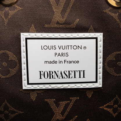 Louis Vuitton x Fornasetti Calfskin Architettura Noe MM Shoulder Bag (SHF-5ljjby)