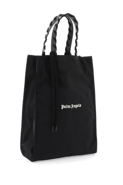 Palm Angels Embroidered Logo Tote Bag With Men