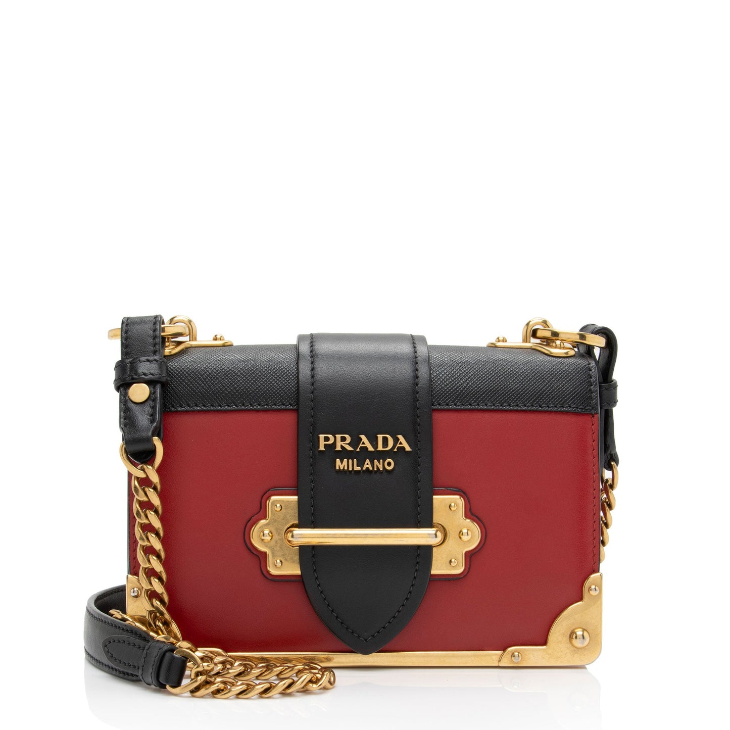 Prada Calfskin Cahier Shoulder Bag (SHF-gKSKfj)