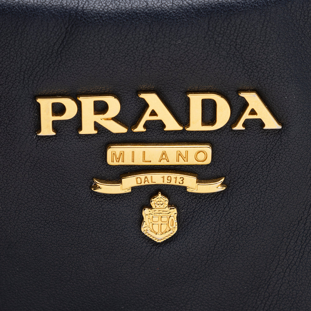 Prada Calfskin Chain Large Tote (SHF-22120)