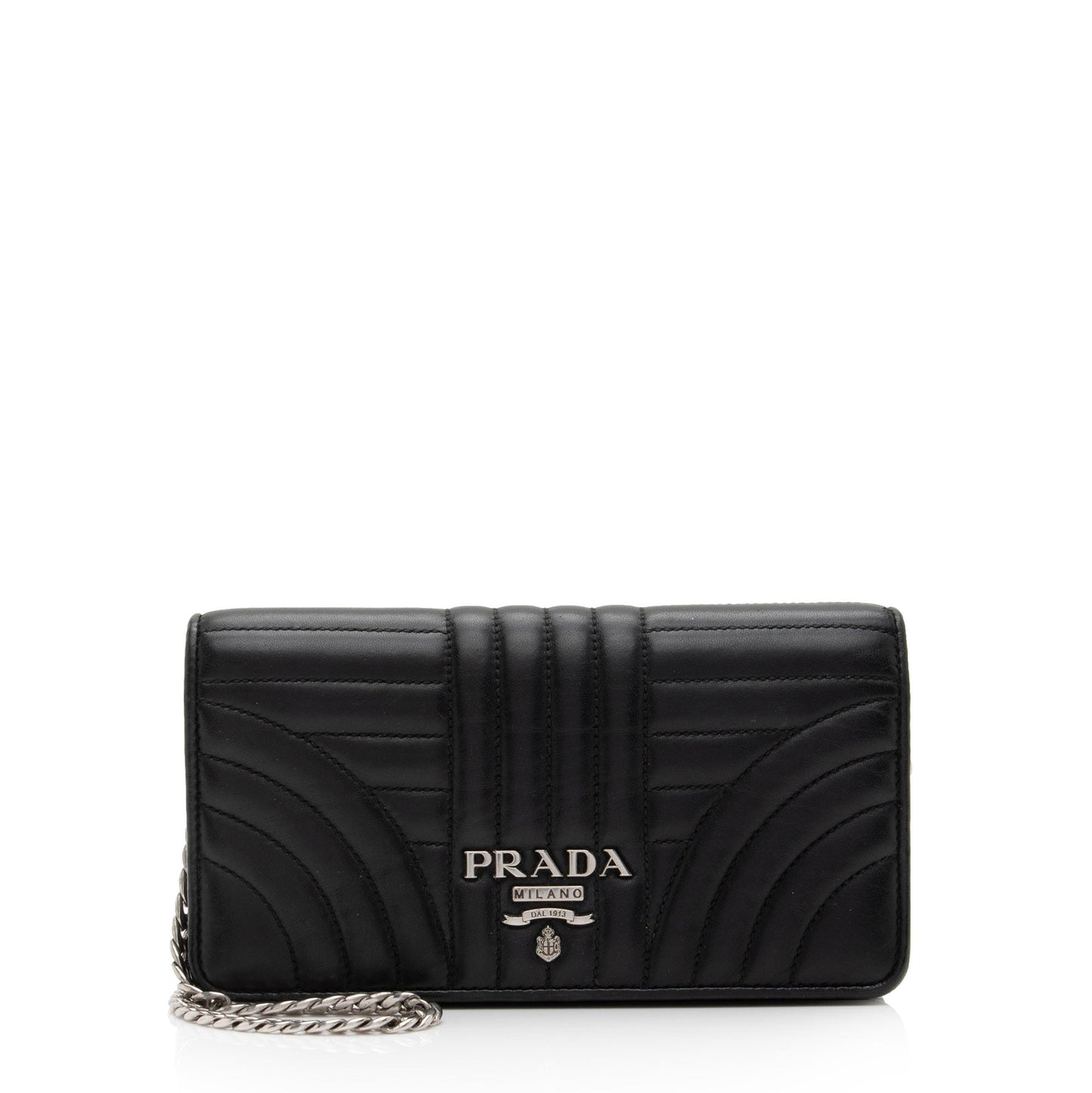 Prada Calfskin Diagramme Mini Bag (SHF-ylz3op)