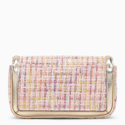 Roger Vivier Shoulder Bag In Pink Bouclé Fabric Women