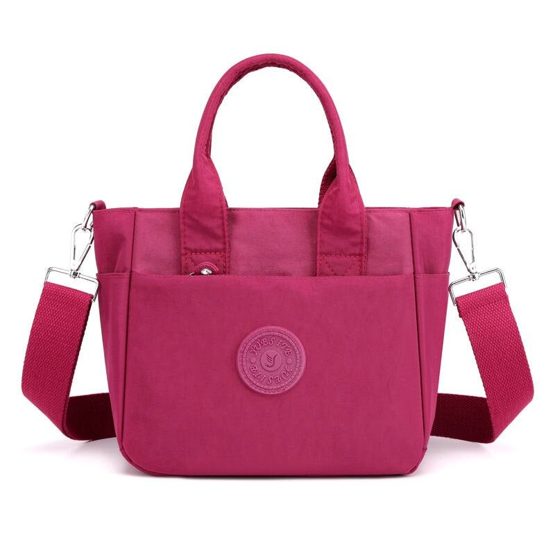 Nylon Solid Color Shoulder Bags For Women