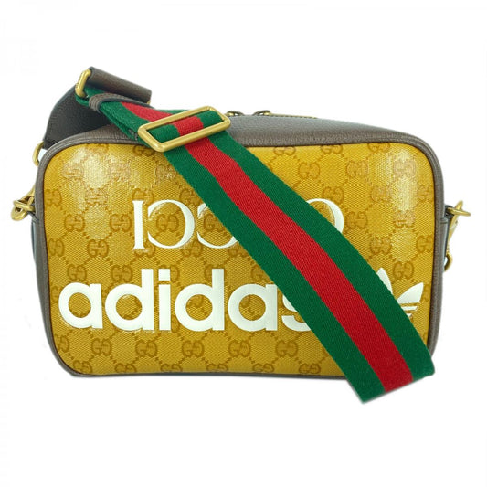 Gucci x adidas Collaboration Shoulder crossbody Bag 'Gold' 702427