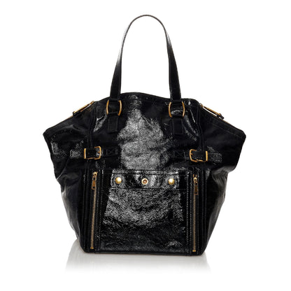 Saint Laurent Downtown Patent Leather Tote Bag (SHG-30020)