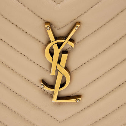 Saint Laurent Matelasse Calfskin Monogram Lou Camera Bag (SHF-wHhf08)