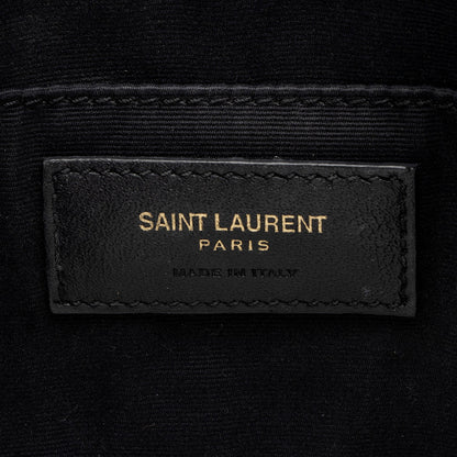 Saint Laurent Matelasse Calfskin Monogram Lou Camera Bag (SHF-wHhf08)