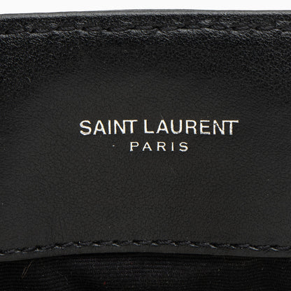 Saint Laurent Matelasse Calfskin Monogram LouLou Chain Large Shoulder Bag (SHF-F87Oll)