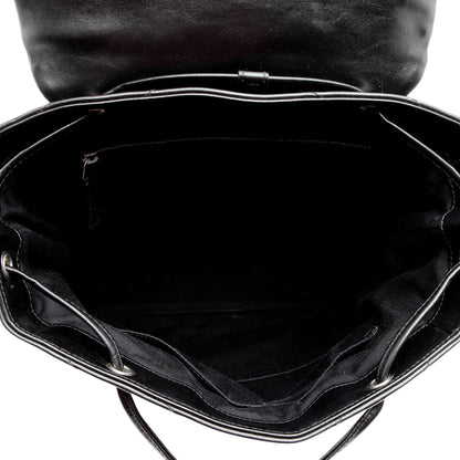 Saint Laurent Matelasse Calfskin Monogram LouLou Medium Backpack (SHF-m1rXfW)