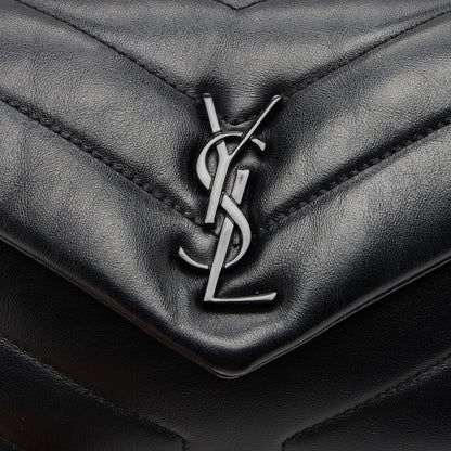 Saint Laurent Matelasse Calfskin Monogram LouLou Toy Crossbody Bag (SHF-l0zOOf)