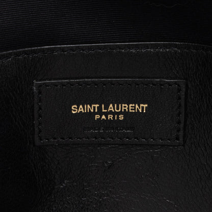 Saint Laurent Matelasse Patent Lambskin Monogram Vicky Camera Bag (SHF-OaujeC)