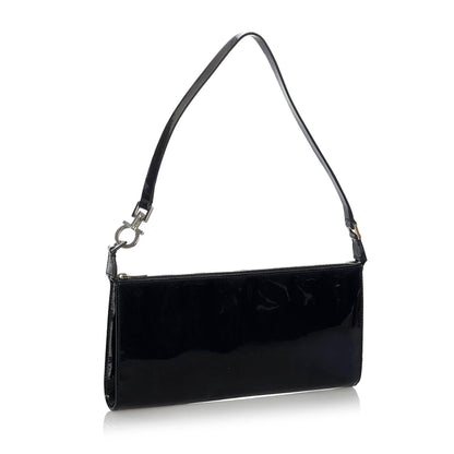 Salvatore Ferragamo Patent Leather Baguette (SHG-37652)