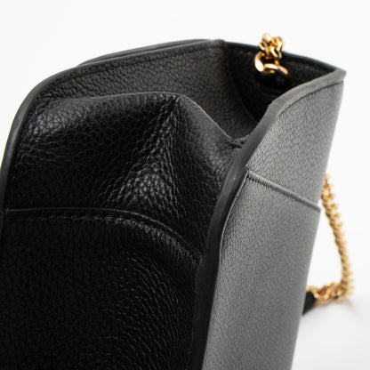 Versace Calfskin Virtus Chain Crossbody (SHF-r39Dq6)