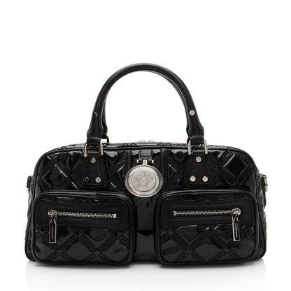 Versace Patent Leather Satchel (SHF-sprThW)