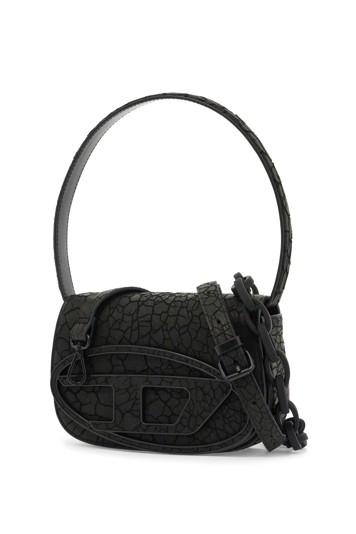 Diesel 1Dr Leather Shoulder Bag With Dry Finish Women