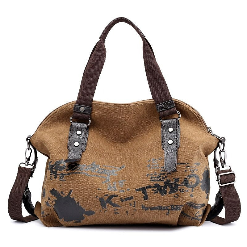 Ink Splash Pattern Women's Casual Handbag