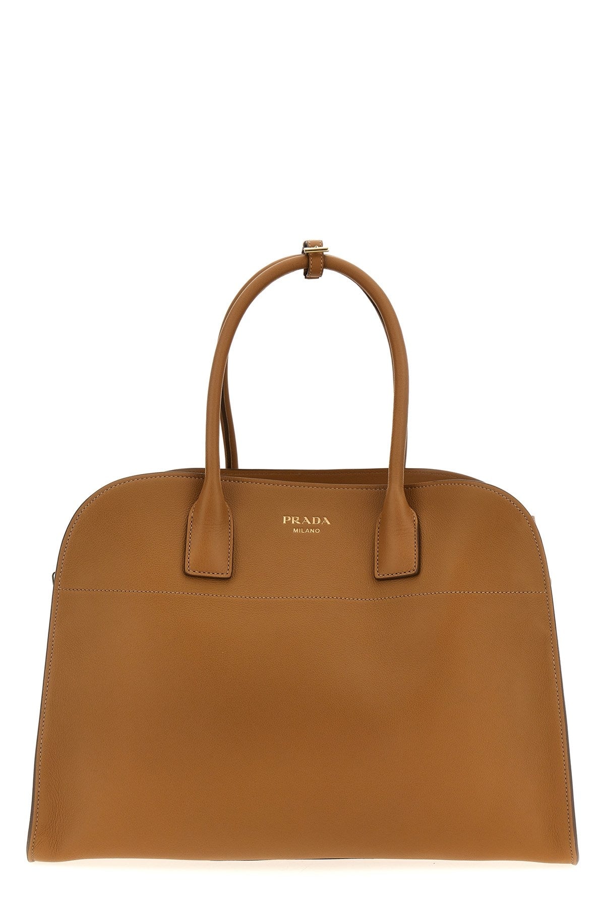 Prada Women Big Leather Shopping Bag