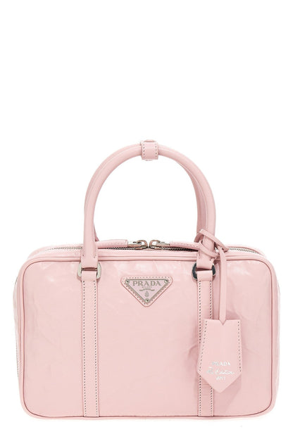 Prada Women 'Nappa Antique' Midi Top Handbag