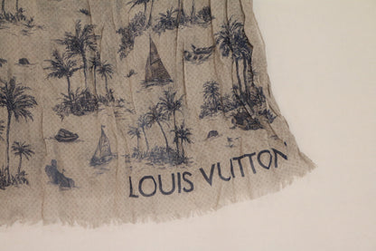 Louis Vuitton Linen Etole Stole