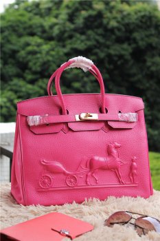 Hermes Birkin Horse Togo Leather Rose 35cm