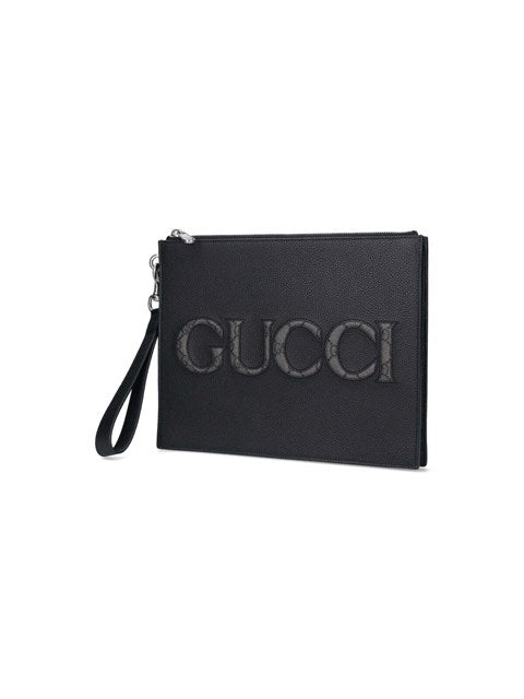 Gucci Men Logo Pouch