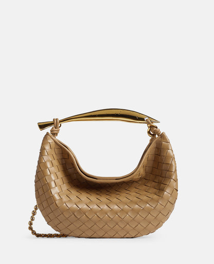 Bottega Veneta Women Small Sardine Chain Leather Shoulder Bag