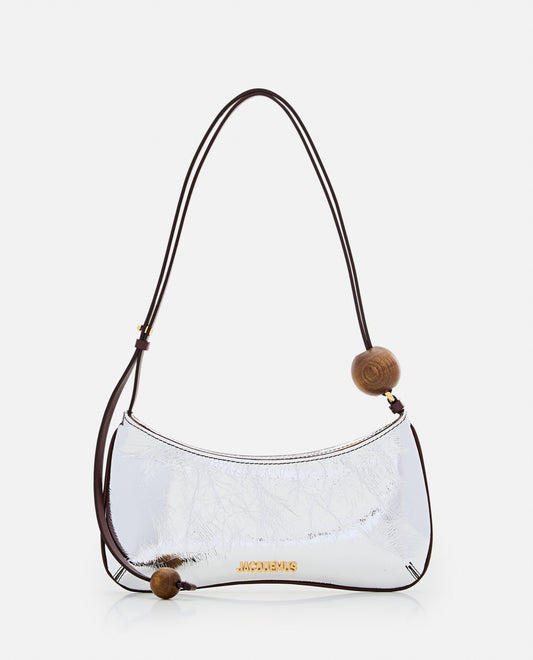 Jacquemus Women Le Bisou Perle Leather Shoulder Bag