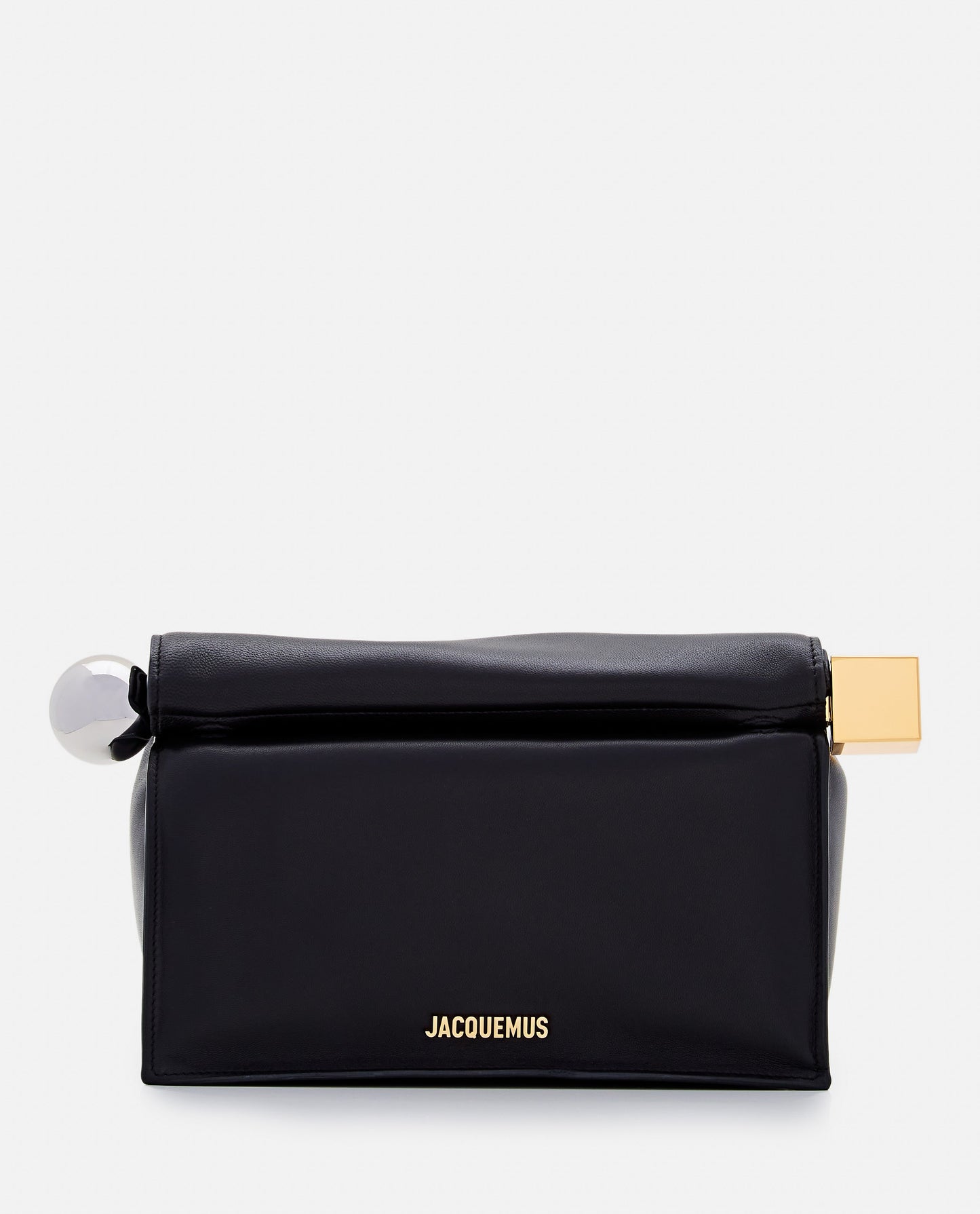 Jacquemus Women La Pochette Rond Carre Leather Handbag