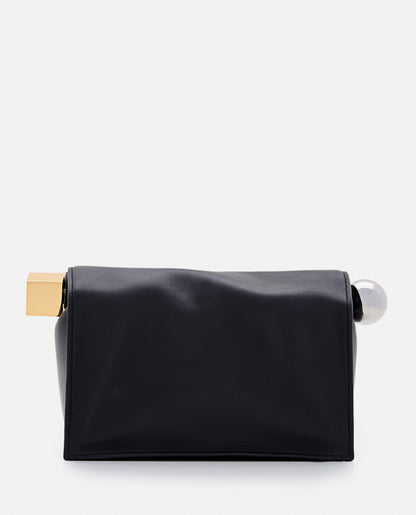 Jacquemus Women La Pochette Rond Carre Leather Handbag