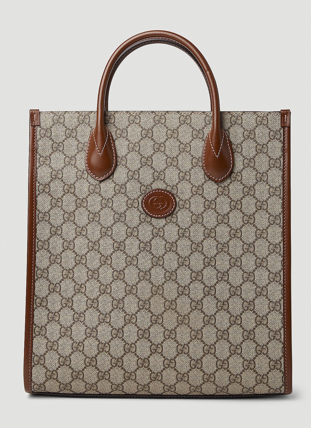 Gucci Men Interlocking G Medium Tote Bag