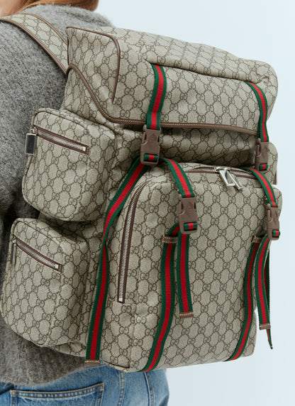 Gucci Men Gg Large Backpack