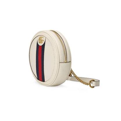 Gucci Women Ophidia Mini Zaino White Leather Backpack