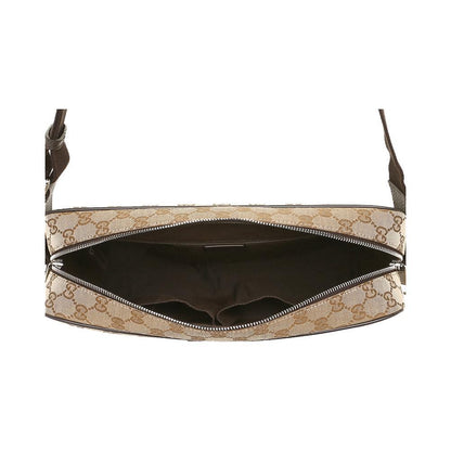 Gucci Guccissima Monogram Beige Canvas Large Crossbody Messenger Bag