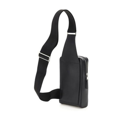 Ambush Women Crossbody Black Leather Shoulder Bag