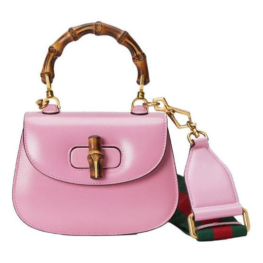 (WMNS) Gucci Bamboo 1947 Mini Top Handle Bag 'Pink' 686864-10ODT-5467