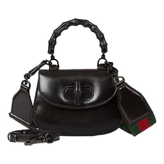 (WMNS) Gucci Bamboo 1947 Mini Top Handle Bag 'Black' 686864-10ODP-1060