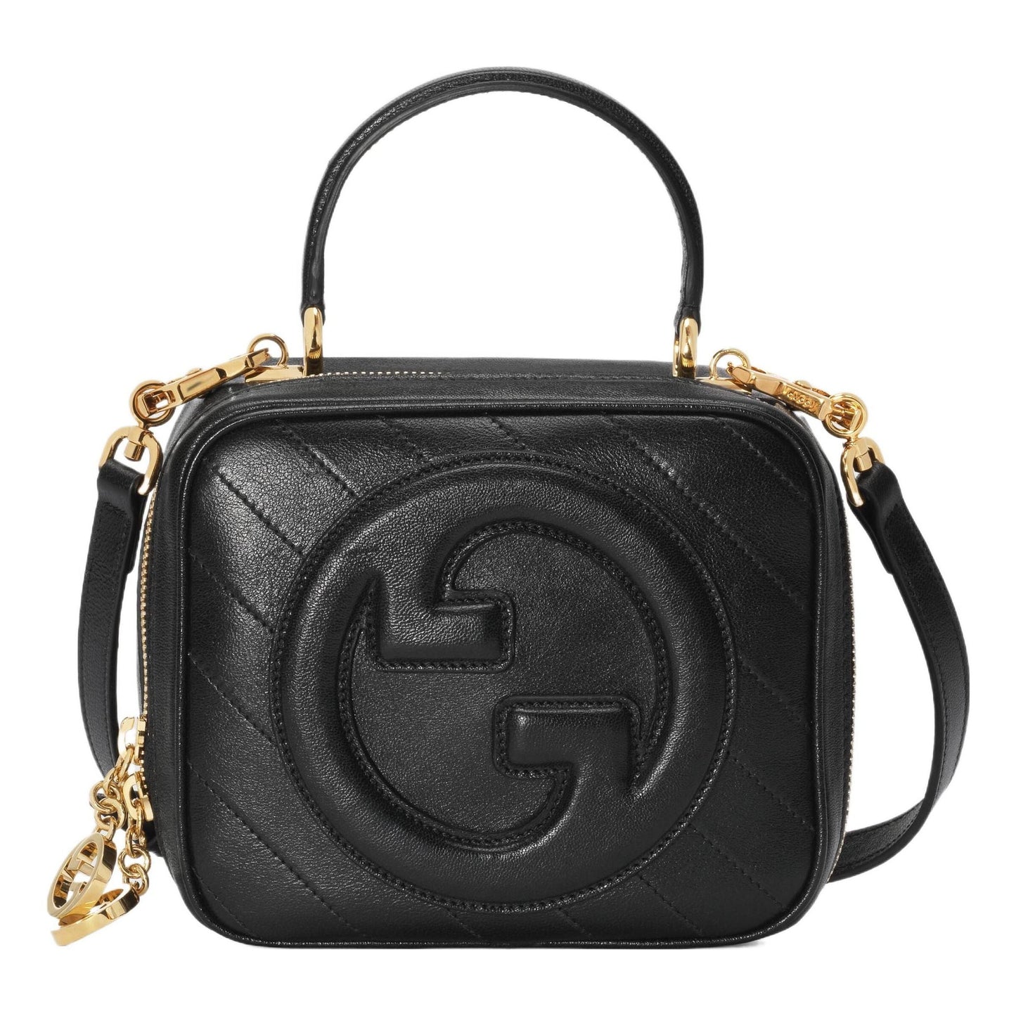 (WMNS) Gucci Blondie Top Handle Bag 'Black' 744434-1IV0G-1000