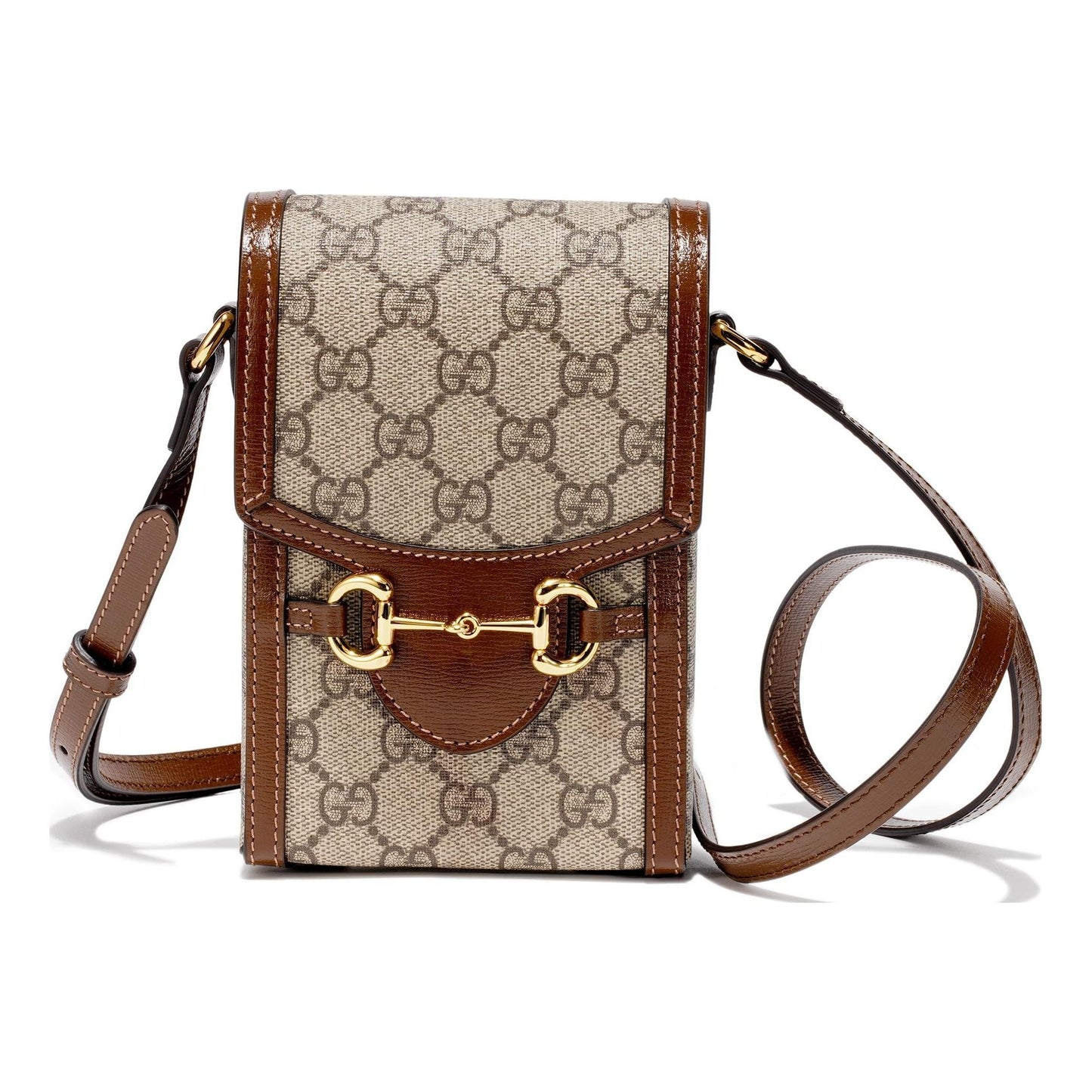 Gucci Horsebit 1955 mini bag in GG Supreme 'Brown' 625615-92TCG-8563