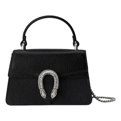 (WMNS) Gucci Dionysus Mini Top Handle Bag 'Black' 752029-CAOGN-1155