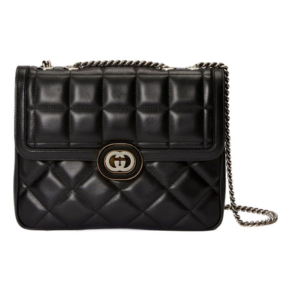 (WMNS) Gucci Deco Small Shoulder Bag 'Black' 740834-AAB7A-1000