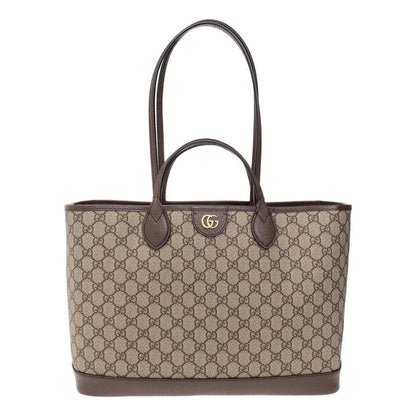 (WMNS) Gucci Ophidia Medium Tote Bag 'Beige Ebony' 739730-K9GSG-8358