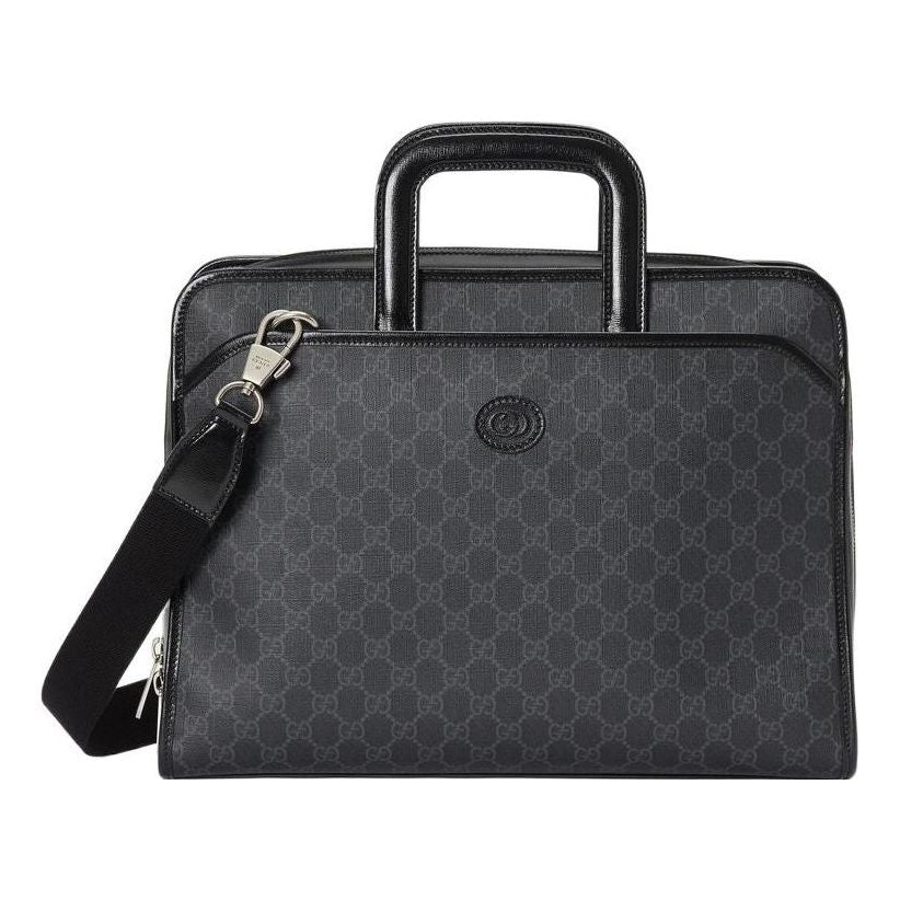 Gucci Briefcase With Interlocking G 'Black' 700531-92THF-1000