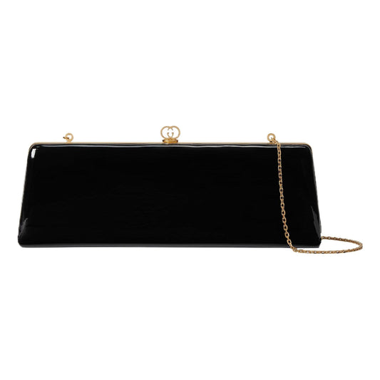 (WMNS) Gucci Broadway Small Patent Leather Evening Bag 'Black' 741874-BCB0G-1000