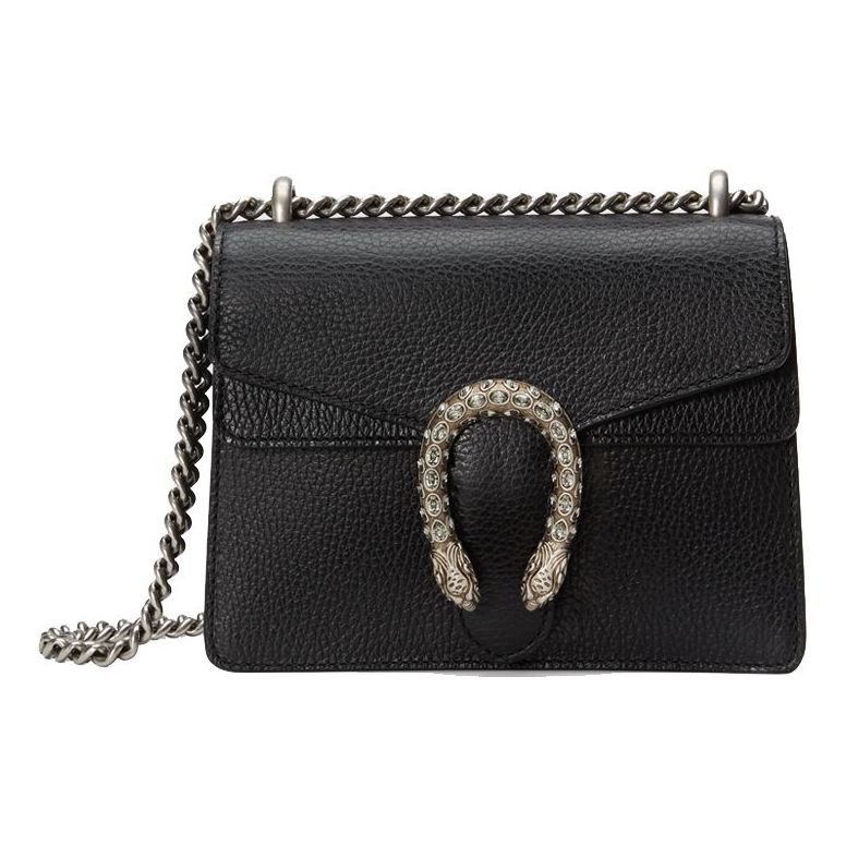 (WMNS) Gucci Dionysus Leather Mini Handbag Black 421970-CAOGN-8176