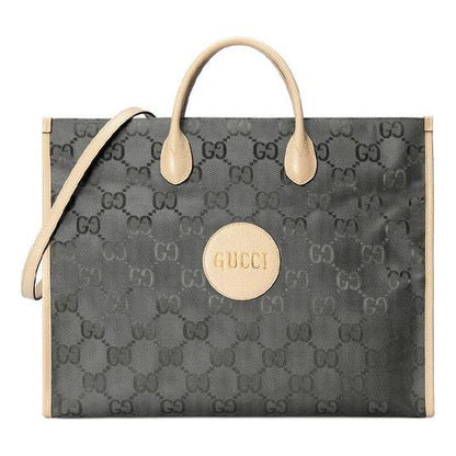 (WMNS) Gucci Logo PatternPrint Off The GridSeries Tote HandholdBag DarkGray 630353-H9HAN-1263